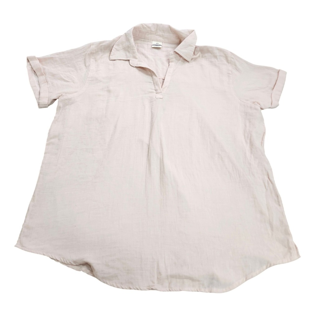 Magellan Outdoors Barton Creek Campshirt Peach Whip Pink 2XL NWT 12569